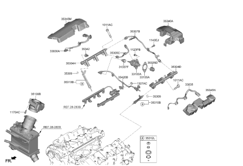 2006 Hyundai Azera Bolt Diagram for 1123506226K
