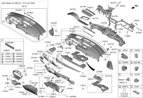 2006 Hyundai Azera  Bracket-Wiring MTG Diagram for 91931J6050