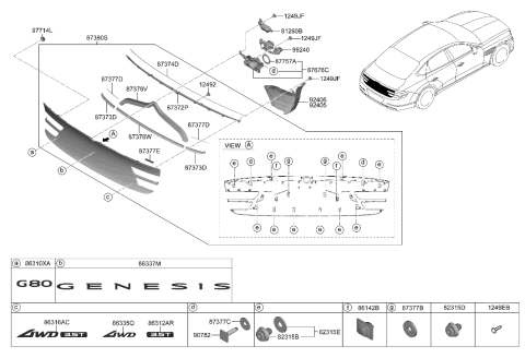 2006 Hyundai Azera  Screw-Tapping Diagram for 1249204083