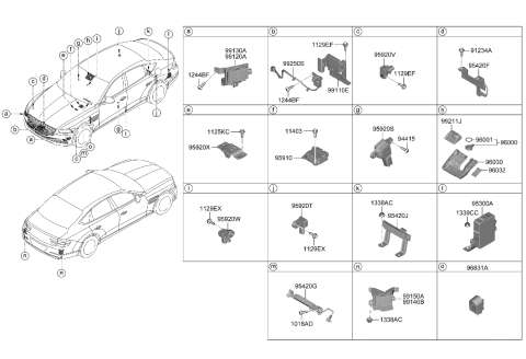 2006 Hyundai Azera  Bolt Diagram for 1142506207P