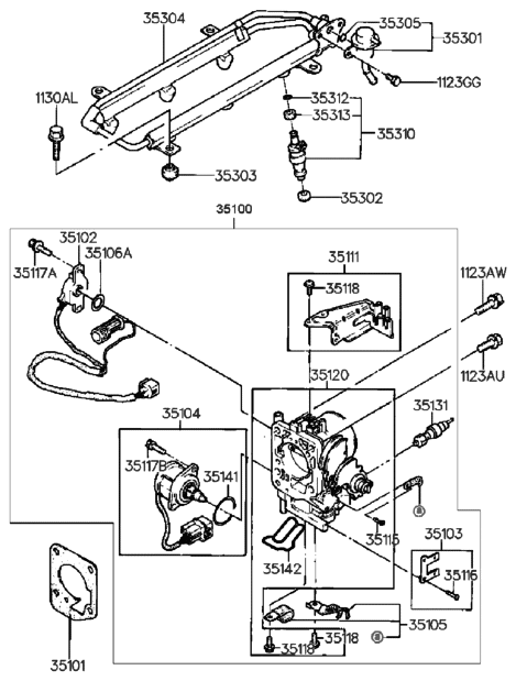 2007 Hyundai Entourage  Pipe-Delivery Diagram for 3530432502