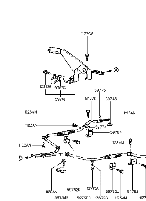 2014 Hyundai Equus  Ring-Park Cable Retaining Diagram for 5977532000