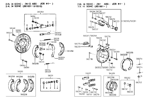 2011 Hyundai Equus  Cap-Bleeder Screw Diagram for 5831411000