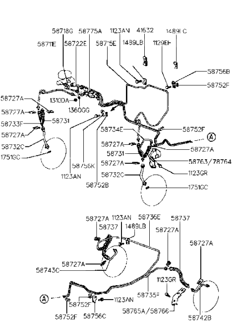 2007 Hyundai Entourage  Gasket(10) Diagram for 1751210000