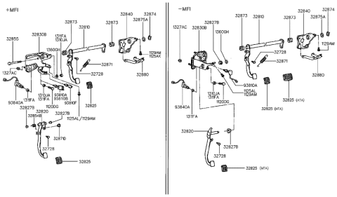 2002 Hyundai Santa Fe  Switch Assembly-Ignition Lock Diagram for 9384024100