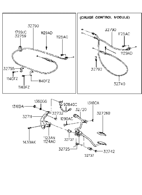 2003 Hyundai Santa Fe  Strap Diagram for 3275924000