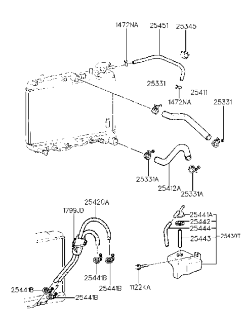 2004 Hyundai Santa Fe Bolt Diagram for 1130006163