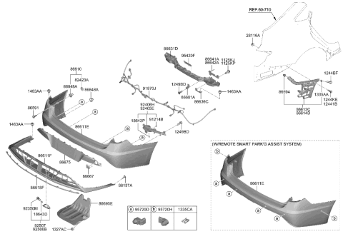 2018 Hyundai Ioniq Bulb Diagram for 1864305009LV