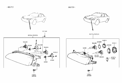 2013 Hyundai Equus  Bolt Diagram for 9219534550