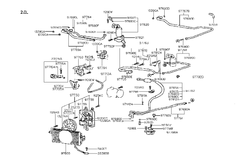 1986 Hyundai Excel  Bolt Diagram for 1129410651