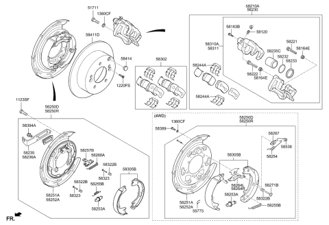 2021 Hyundai Palisade  Seal-Piston Diagram for 582321H300