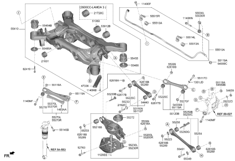 2010 Hyundai Azera  BOLT Diagram for 1140612656K
