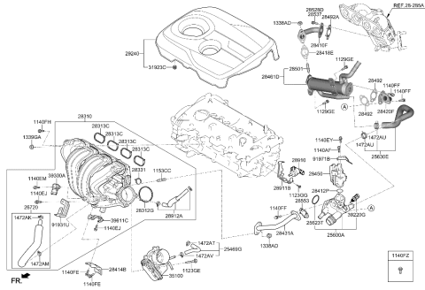 2021 Hyundai Elantra  Bolt Diagram for 1129410286K