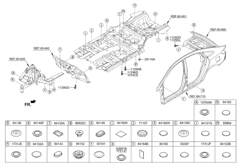 2021 Hyundai Elantra  Plug Diagram for 84149B1000