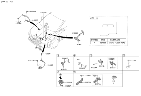2023 Hyundai Genesis Electrified GV70  WIRING ASSY-BATTERY Diagram for 91855F2730