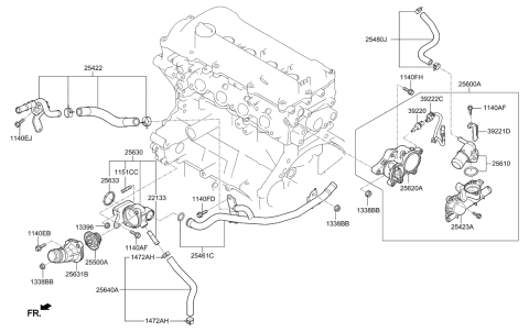 2001 Hyundai Tiburon  Bolt-Washer Assembly Diagram for 1129308286K