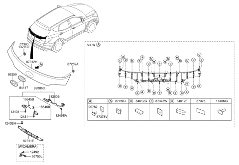 2019 Hyundai Sonata Pad-Antinoise Diagram for 873742W000