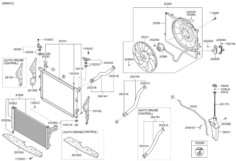 2016 Hyundai Elantra  Guard-Air Diagram for 291353M000
