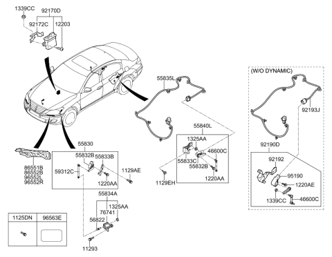 2019 Hyundai Veloster N  Ecu Assembly-Afls Diagram for 921703M000