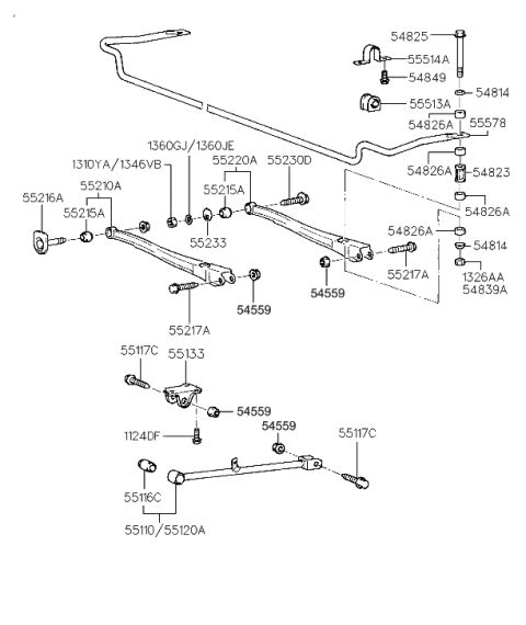 2023 Hyundai Kona Nut-Lock Diagram for 1326008001