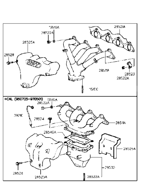 2022 Hyundai Accent  Clip-Connector Diagram for 3935126050