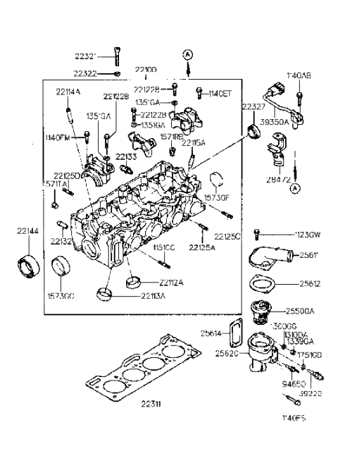 2022 Hyundai Ioniq  Plug-Taper Diagram for 2113132000