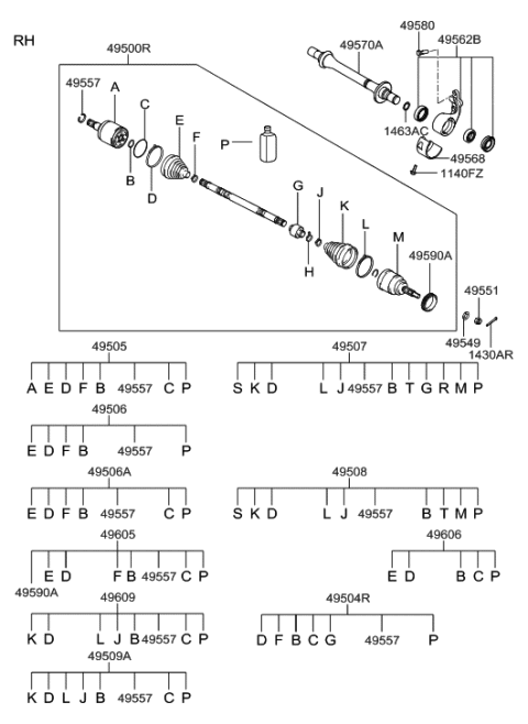 2021 Hyundai Kona  Clip Diagram for 495572E000