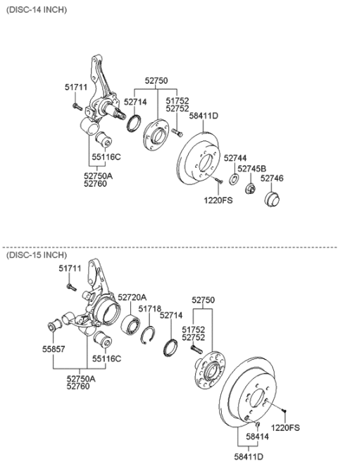 2021 Hyundai Kona  Tone Wheel-Rear Diagram for 496902E000