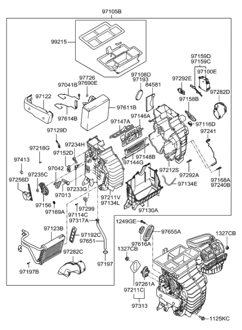 2021 Hyundai Genesis G70  Screw-Windshield Washer Diagram for 971972E200