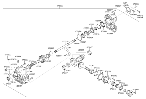 2021 Hyundai Kona  Pin-Dowel Diagram for 4735939000