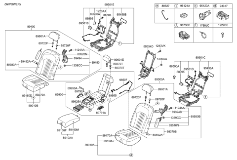2023 Hyundai Genesis GV60  Bolt-Washer Assembly Diagram for 1124106141