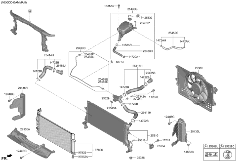2009 Hyundai Accent Bolt-Washer Assembly Diagram for 1128106306B