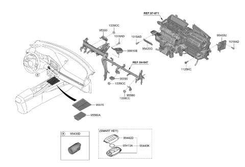 2009 Hyundai Accent  Unit Assembly-IBU Diagram for 95400AAEA0