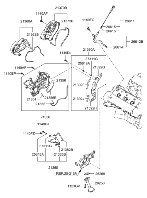 2020 Hyundai Venue Bolt Diagram for 1140306207B