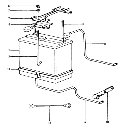 2011 Hyundai Veloster  Seat-Battery Diagram for 3716121000