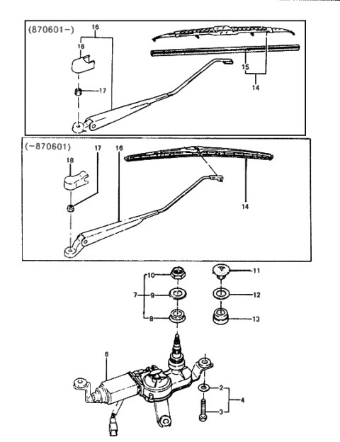 2013 Hyundai Veloster Cap-Windshield Wiper Arm Diagram for 9831814000
