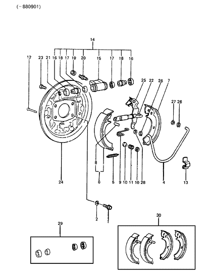 2012 Hyundai Veloster Washer-Plain Diagram for 1350708001