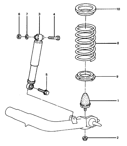 2011 Hyundai Veloster Rear Shock Absorber Assembly Diagram for 5531021110
