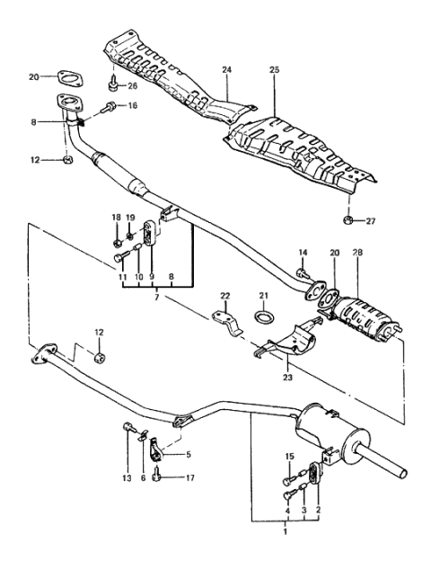 2011 Hyundai Veloster  Front Exhaust Pipe Diagram for 2861021510