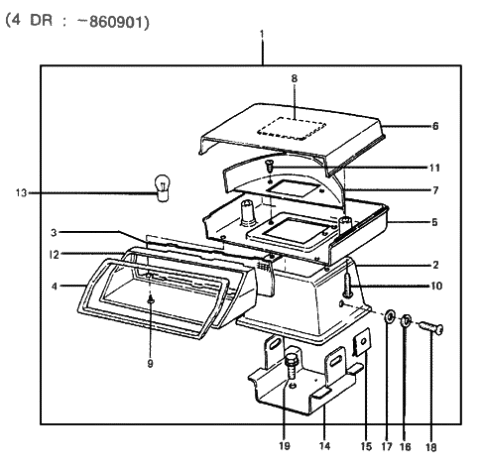 2011 Hyundai Veloster  Bolt(Windshield Washer) Diagram for 1116005121