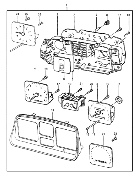 2012 Hyundai Veloster  Screw & Washer Assembly Diagram for 9424321000