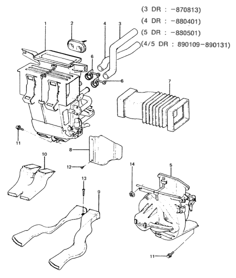 2019 Hyundai Tucson Screw-Tapping Diagram for 1243488203