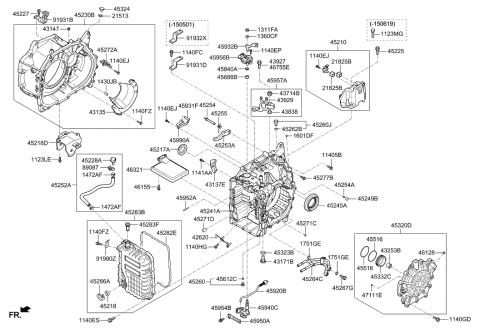 2022 Hyundai Venue  Guide Assembly-Parking Rod Diagram for 4594826000