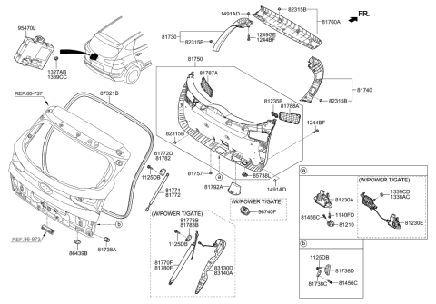 2021 Hyundai Tucson  Bolt Diagram for 817081W200