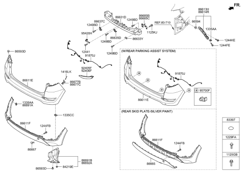 2014 Hyundai Santa Fe Sport  Bolt(Windshield Washer) Diagram for 1125408356B