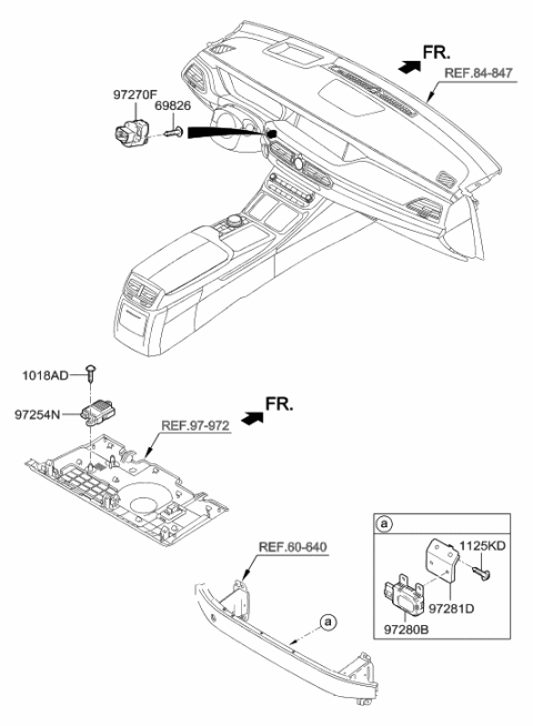 2011 Hyundai Elantra Touring  Sensor Assembly-Air Quality Diagram for 97280D2000