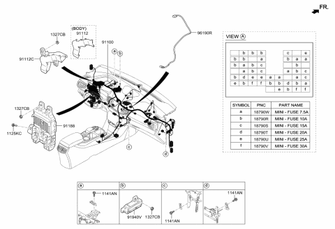 2023 Hyundai Elantra N  Wiring Assembly-Main Diagram for 91100G7090
