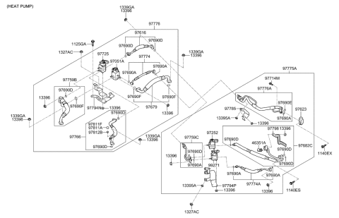 2023 Hyundai Elantra N  Valve-Expansion Diagram for 97626G2000