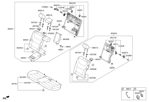 2006 Hyundai Entourage Cap Diagram for 899323X100T9Y