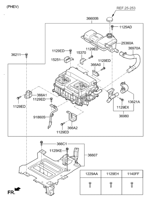 2006 Hyundai Entourage Wiring Harness-Battery POSITIV Diagram for 91856G2110